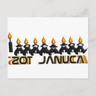 Hanukkah Helg Vykort