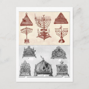 Hanukkah Helg Vykort