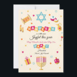 Hanukkah-Helgdag för Gravid Julkort<br><div class="desc">Ett härligt Hanukkah gravid-kort med alla inslag av Hanukkah, din helgdag önskemål och underbarare nyheter! (Design vektor skapat med freepik - www.freepik.com). Kortet är enkelt att anpassa med alternativ för ordalydelse, teckensnitt, teckensnitt, färg och papprare form. Inte exakt vad du tittar för? Alla våra produkter kan vara designad anpassningsbar för...</div>