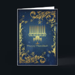 hanukkah helgdagkort med menora helgkort<br><div class="desc">hanukkah helgdagkort med menora</div>