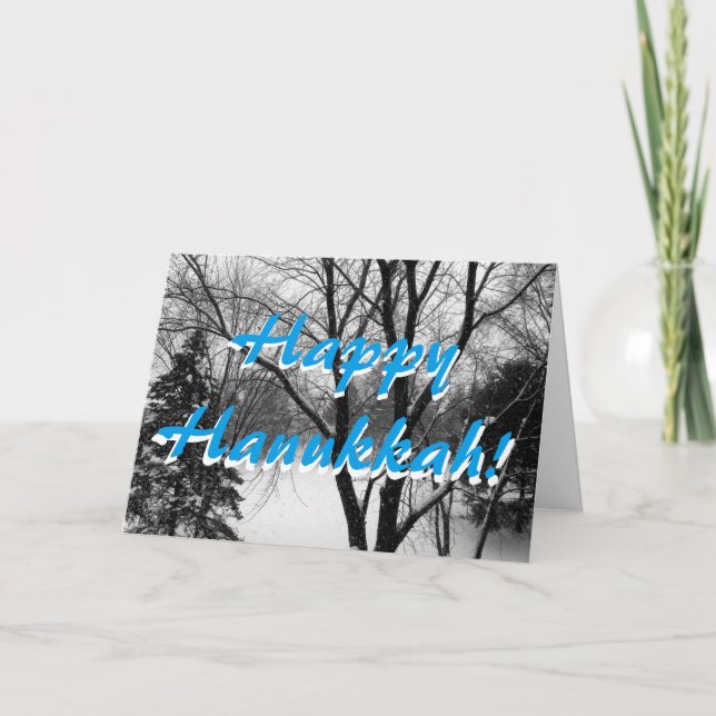 Hanukkah Helgkort (Framsida)