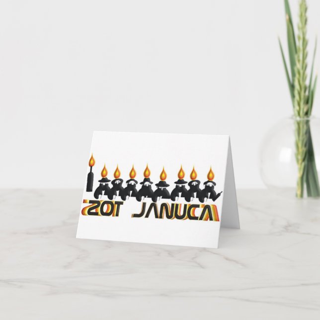 Hanukkah Helgkort (Framsida)