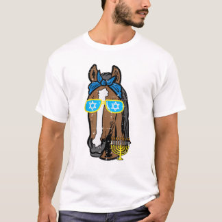Hanukkah Horse Chanukah Jewish Equestrian Women Gi T Shirt
