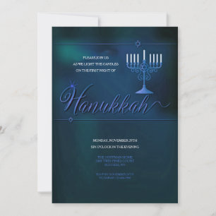 Hanukkah Inbjudningar