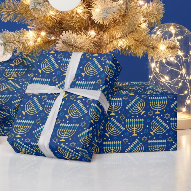 Hanukkah-inslagspapper Presentpapper (Helgdagar)