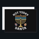 Hanukkah Inte i dag Santa Jewish Chanukah Inbjudningar<br><div class="desc">Hanukkah Inte i dag Santa Jewish Chanukah</div>