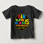 ’Hanukkah is Funukkah’ Baby Bra Jersey T-Shirt<br><div class="desc">"Hanukkah is Funukkah" Baby Bra Jersey T-Shirt. Anpassa genom att ta bort "säger Jake" Sedan väljer du ditt favoritteckensnitt stil, storlekare, färg och text för att passa tillfälle! Denna utformning kan även användas för andra kläder, stilar och färger. Tack för att du kom och shoppade förbi! Mycket uppskattat! Lycklig Chanukah/Hanukkah!Stil:...</div>