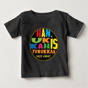’Hanukkah is Funukkah’ Baby Bra Jersey T-Shirt