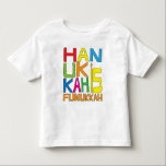 Hanukkah is Funukkah Småbarn-Shirt Tee<br><div class="desc">Hanukkah är Funukkah Småbarn-Shirt.</div>