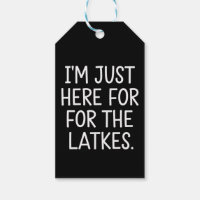 Hanukkah jag är bara här för latkes judisk