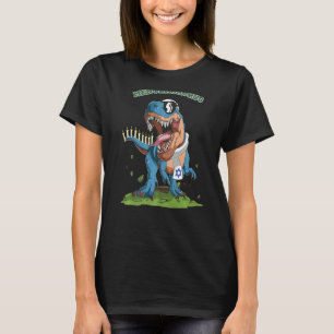 Hanukkah Jewish Menorasaurus Menorah Rex Dinosaur T Shirt