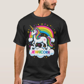 Hanukkah Jewnicorn Funny Jewish Unicorn T Shirt