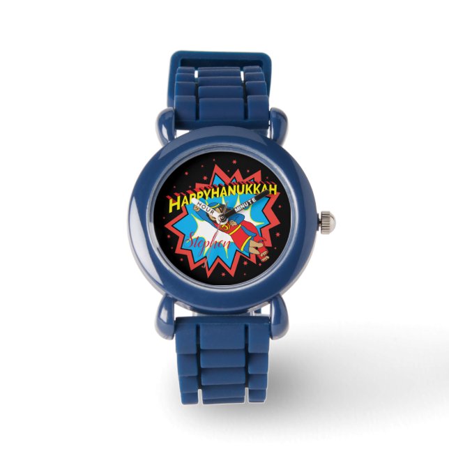 Hanukkah Judah Maccabee Watch Personalize Armbandsur (Framsida)