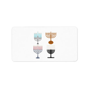 Hanukkah Judaism Jew Religion Adressetikett