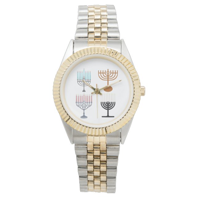 Hanukkah Judaism Jew Religion Armbandsur (Framsida)