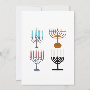 Hanukkah Judaism Jew Religion Inbjudningar