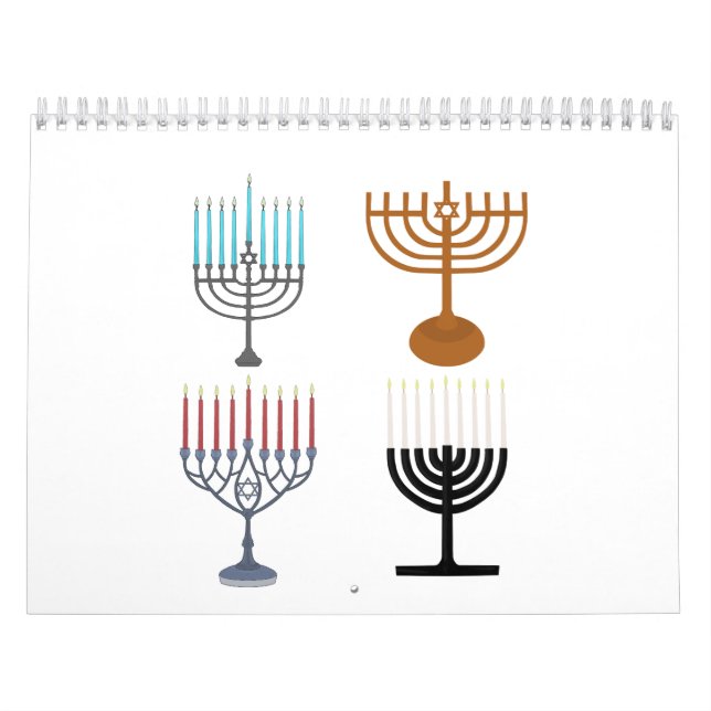 Hanukkah Judaism Jew Religion Kalender (Omslag)