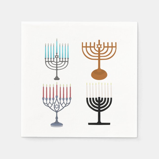 Hanukkah Judaism Jew Religion Pappersservett (Framsidan)