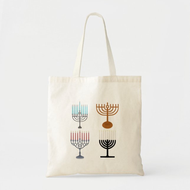 Hanukkah Judaism Jew Religion Tygkasse (Framsidan)