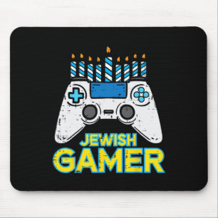 Hanukkah Judisk Spelare Chanukah TV-spel Män Pojka Musmatta