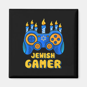 Hanukkah Judisk TV-spel Kontroll Gamer Chanuk Magnet