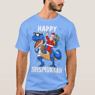 Hanukkah-juljude Julafton Kids Lycklig Chrismuk T Shirt