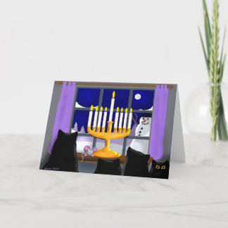 Hanukkah julkort helgkort