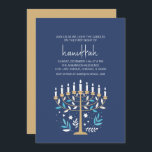 Hanukkah Kärlek & Light Blommigt Menorah Julfest Inbjudningar<br><div class="desc">Hanukkah Kärlek & Light Blommigt Menorah-inbjudan till Julfesten. Anpassa anpassningsbarna ovan. Du hittar ytterligare samordningsobjekt i vår "Blommigt Hanukkah Menorah och Dreidel"-samling.</div>