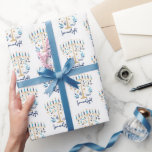 Hanukkah Kärlek & Light Blommigt Menorah Presentpapper<br><div class="desc">Hanukkah Kärlek & Light Blommigt Menorah Wrapping Papper. Anpassa anpassningsbarna ovan. Du hittar ytterligare samordningsobjekt i vår "Blommigt Hanukkah Menorah och Dreidel"-samling.</div>