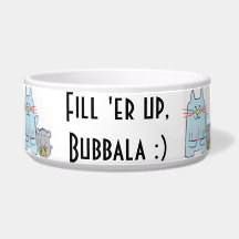 Hanukkah Katt/Mus Ljusfat "Fyll på, Bubbala"