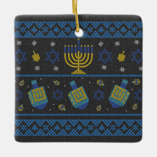 Hanukkah keramisk prydnadsföremål julgransprydnad keramik