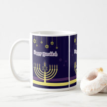 Hanukkah Kitchen Dinning Mugg Kopp