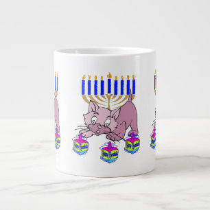 Hanukkah KittyCoffee Mugg Jumbo Mugg