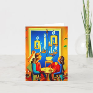 Hanukkah-kort 6 helgkort
