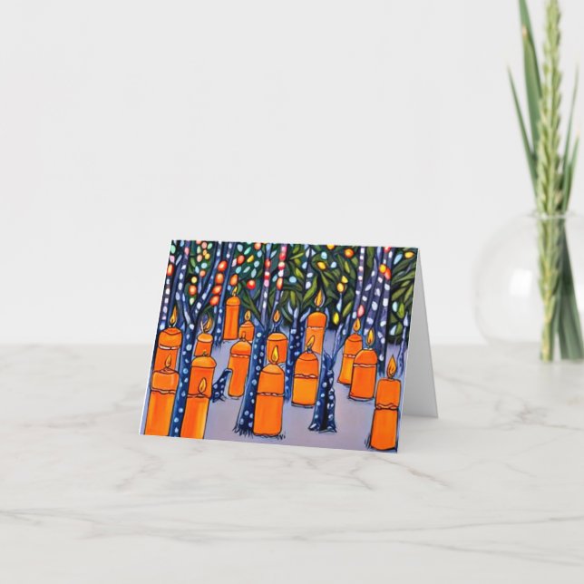 Hanukkah-kort 8 helgkort (Framsida)