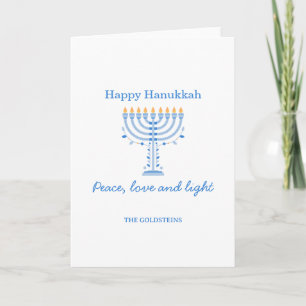 Hanukkah-kort - Glad Hanukkah Kort