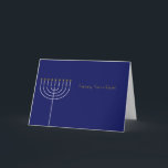 Hanukkah kort med menora<br><div class="desc">Detta är en av våra många Hanukkah och Hanukkah/julkort. De är också tillgängliga som ecards på www.OurJewishCommunity.org</div>