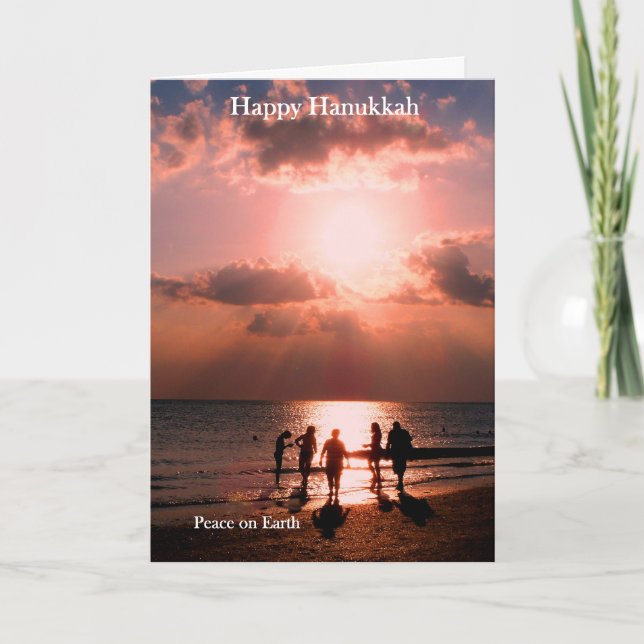 Hanukkah-kort nr 1 helgkort (Framsida)