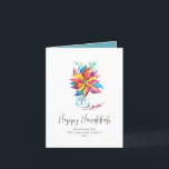 Hanukkah-kort Rustic Colorful Poinsettia Helgkort<br><div class="desc">Hanukkah-korten har en färgstark vattenfärgspoinsettia i en konservburk burk. Ord "Lycklig Hanukkah" anges i trendigets skripttypografi. Använda mallens fält för att lägga till anpassningsbar. Ett rättvist och festligt val för julhelgen. Unik konst och design av Victoria Grigalunas från Do Berätta för A Belle.</div>