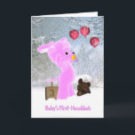 Hanukkah-kortet, Baby First Hanukkah Helgkort<br><div class="desc">Hanukkah-kortet,  Baby First Hanukkah</div>