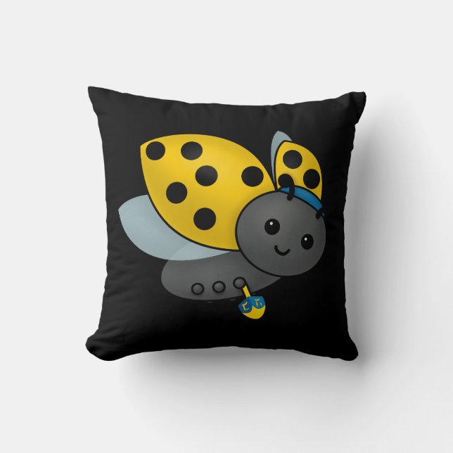 Hanukkah Ladybug Kudde (Framsida)