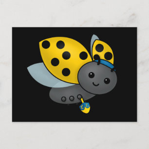 Hanukkah Ladybug Vykort