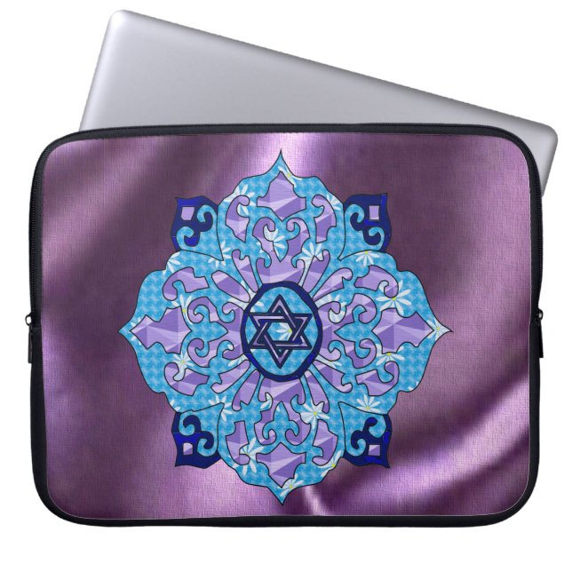 Hanukkah Laptop Sleeve (Framsidan)
