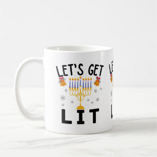 Hanukkah Låt oss Lit T-Shirt Kaffemugg