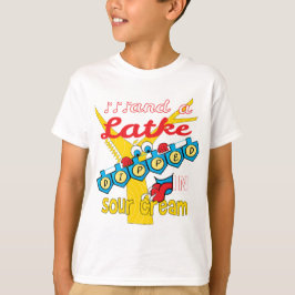 Hanukkah Latke Dip Shirt/White Färg Shirt T Shirt