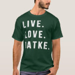 Hanukkah Latke Party Live Kärlek Latkes Jewish Men T Shirt<br><div class="desc">Hanukkah Latke Party Live Kärlek Latkes Jewish Menorah Helgdag .</div>