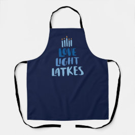 Hanukkah Latkes | Roligt Typography Blue Apron