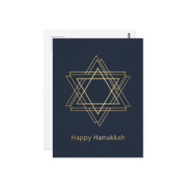 Hanukkah Lights Postcard Vykort