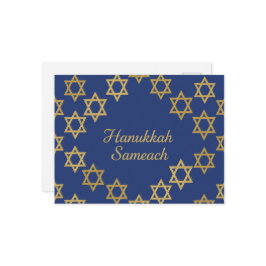 Hanukkah Lights Postcard Vykort