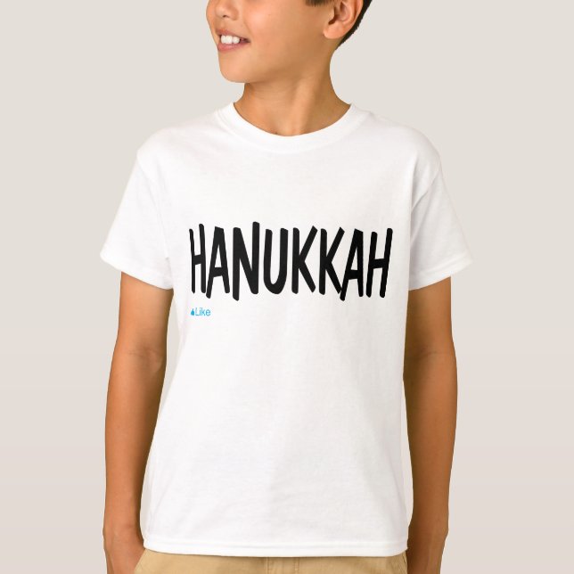 Hanukkah "like" Shirt T-shirt (Framsida)